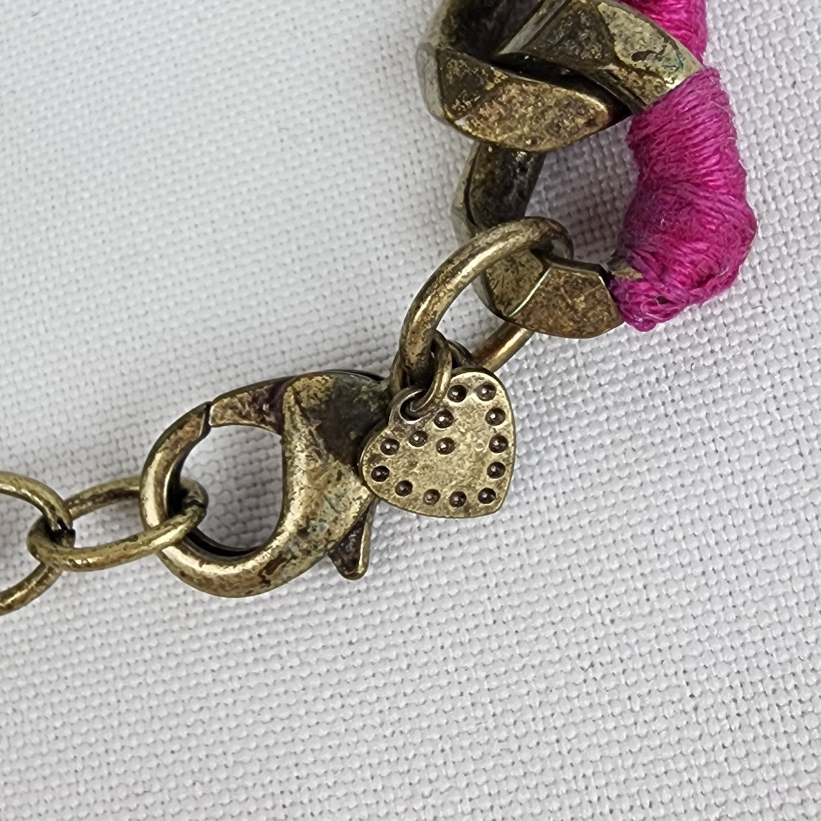 Stella & Dot Bamboleo Bronze Beaded Braided Statement Necklace
