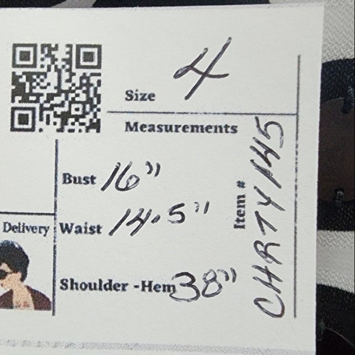 Joseph Ribkoff Black Retro Print Sheath Dress Size 4