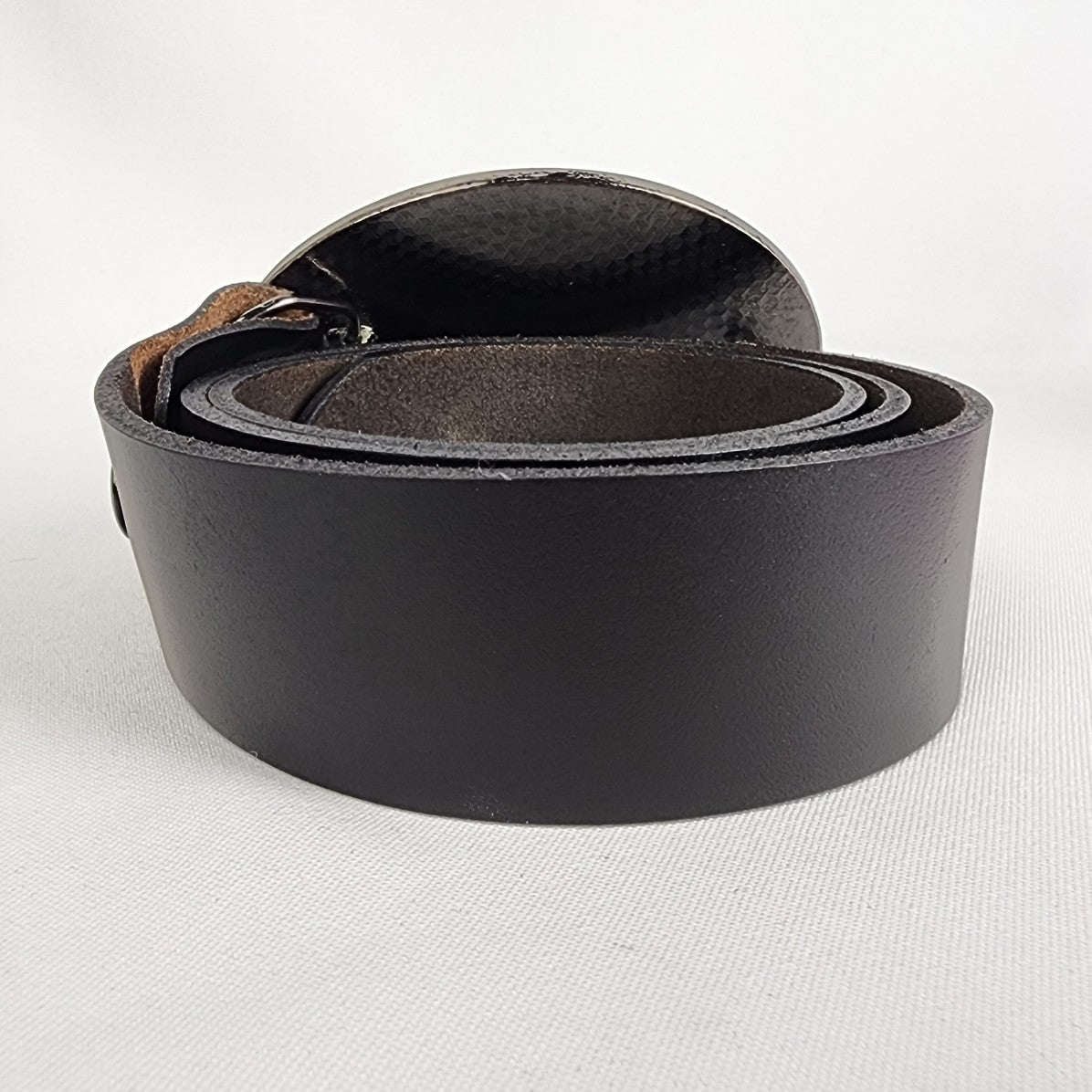 Black Leather Bob Marley Belt Size M/L