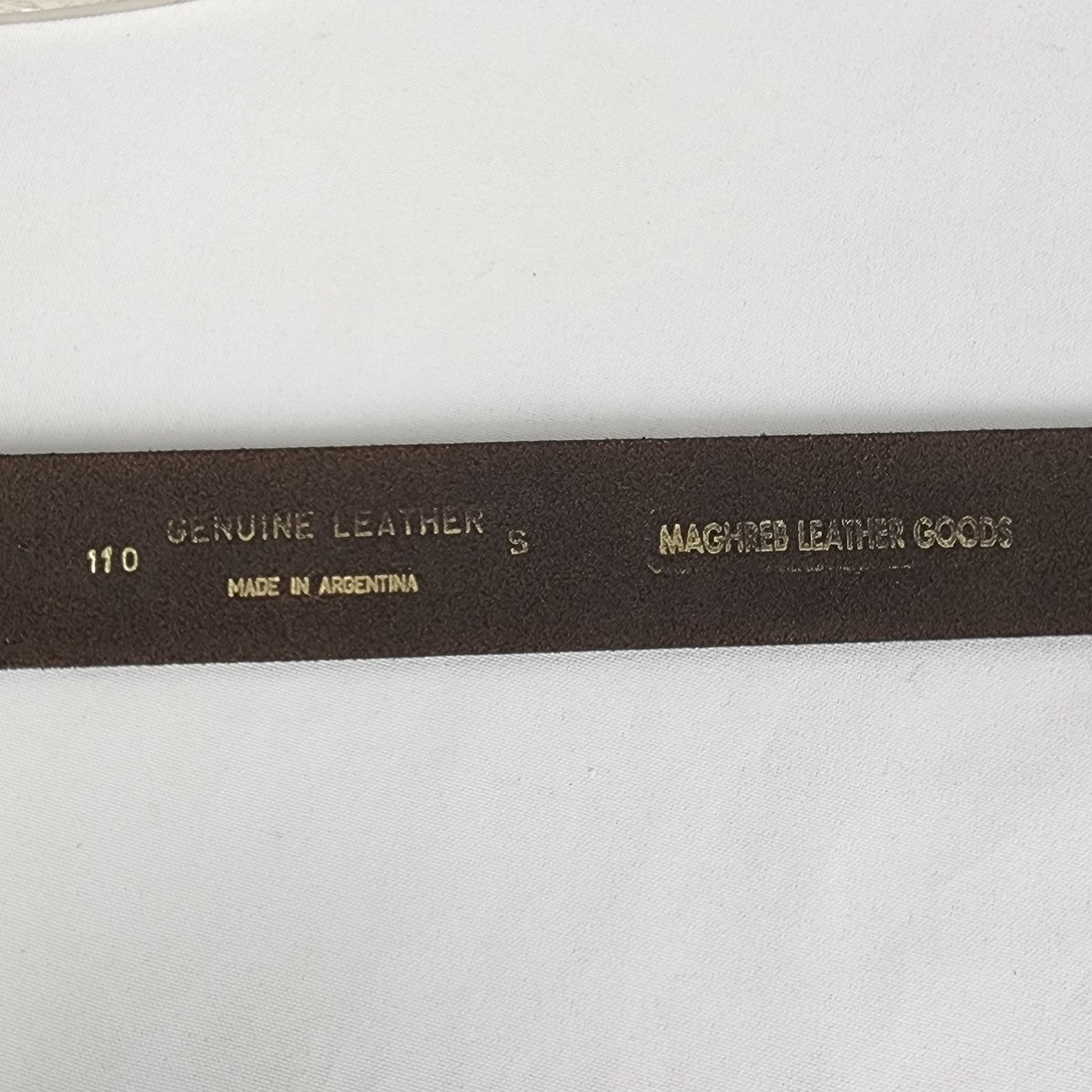 Black Leather Bob Marley Belt Size M/L