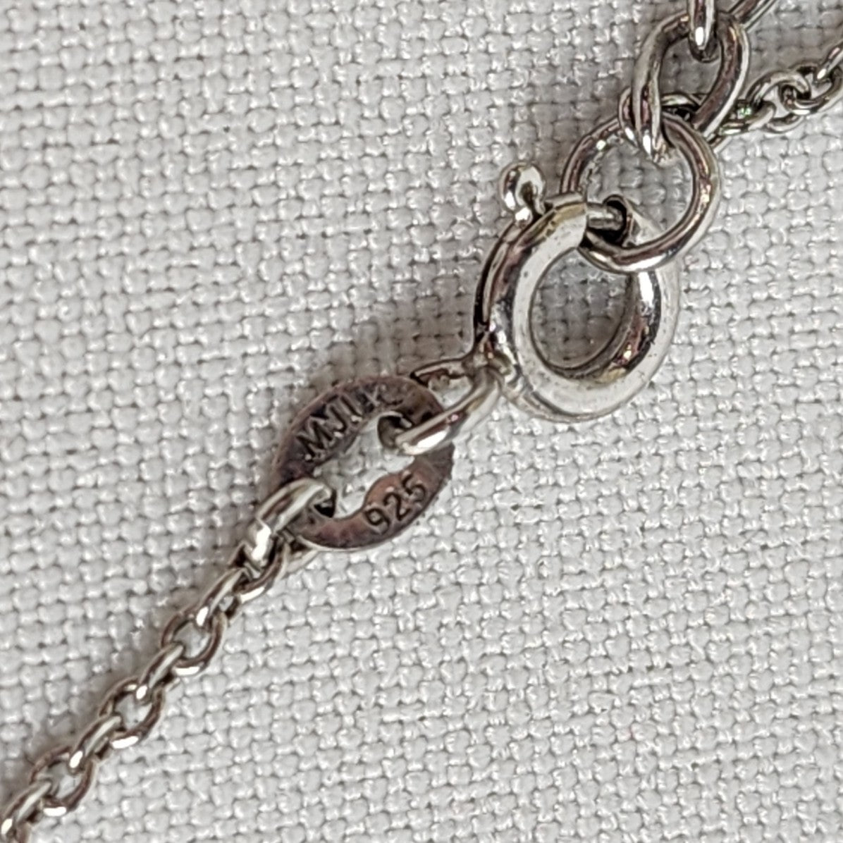 925 Sterling Silver Heart Chandelier Chain Necklace