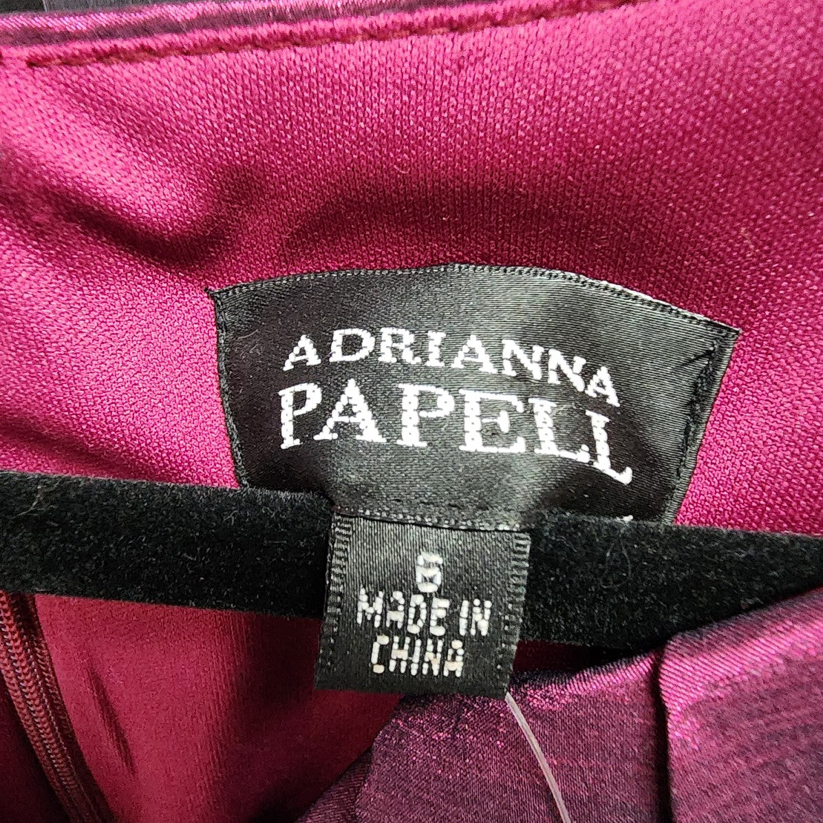 Adrianna Papell Purple Sheath Dress Size 6