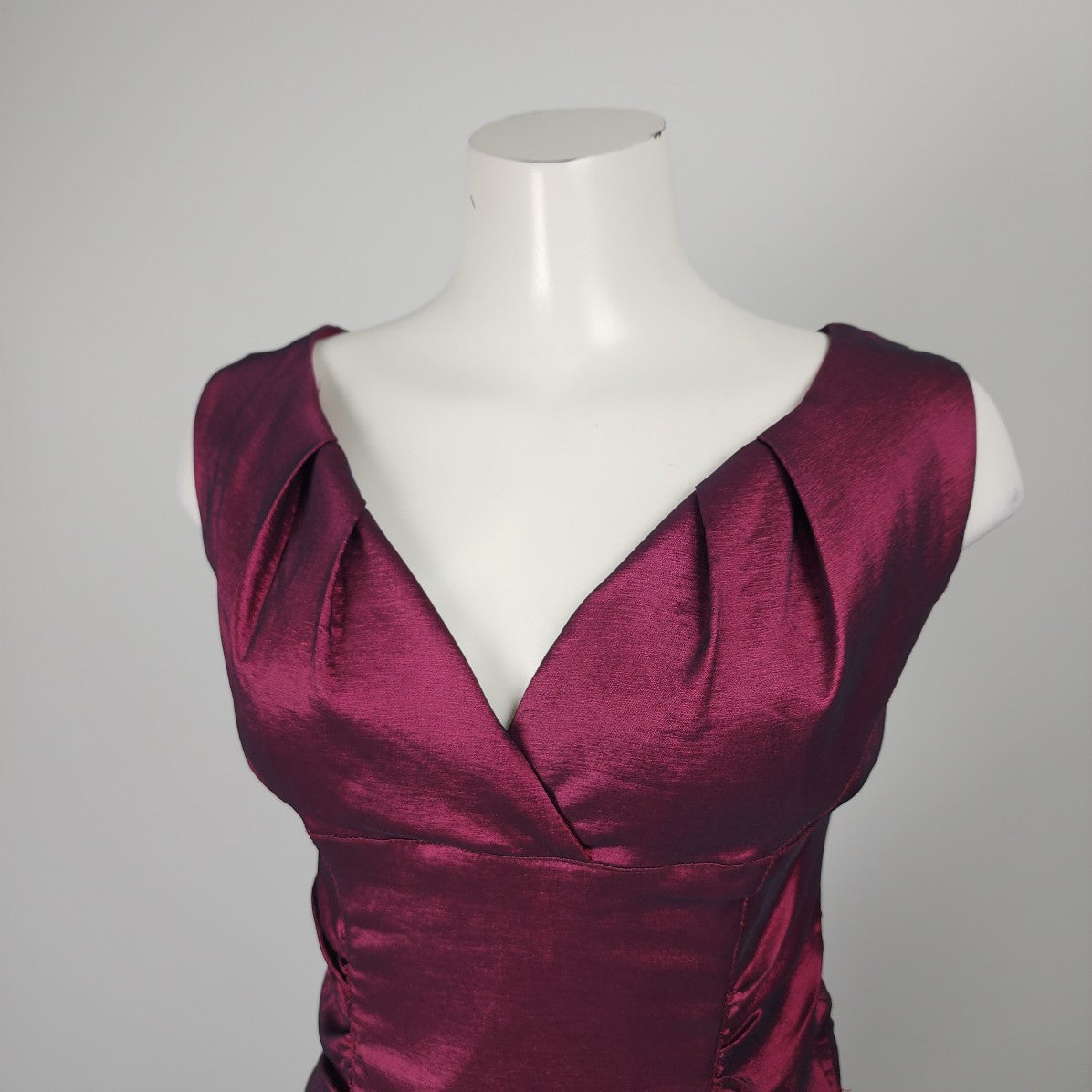 Adrianna Papell Purple Sheath Dress Size 6