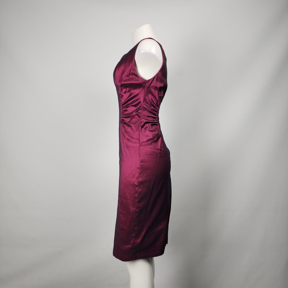 Adrianna Papell Purple Sheath Dress Size 6