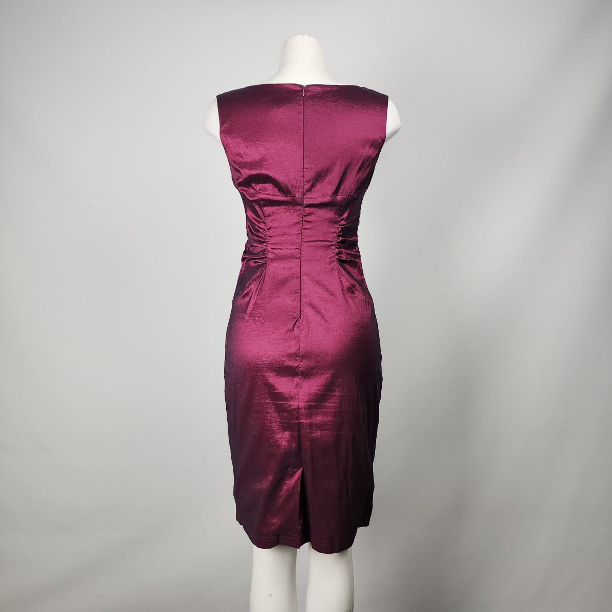 Adrianna Papell Purple Sheath Dress Size 6
