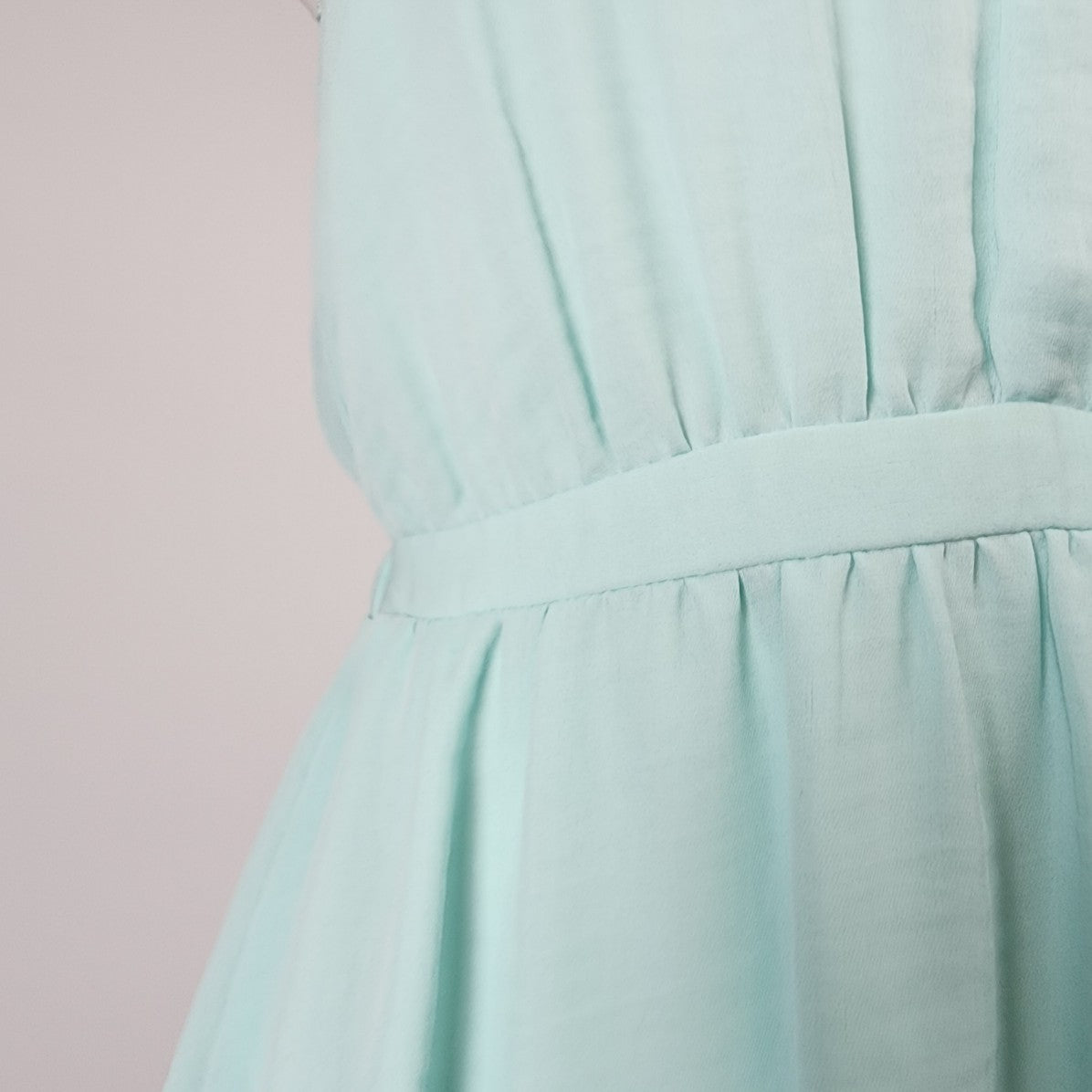 RW&CO Mint Chiffon V Neck Dress Size S