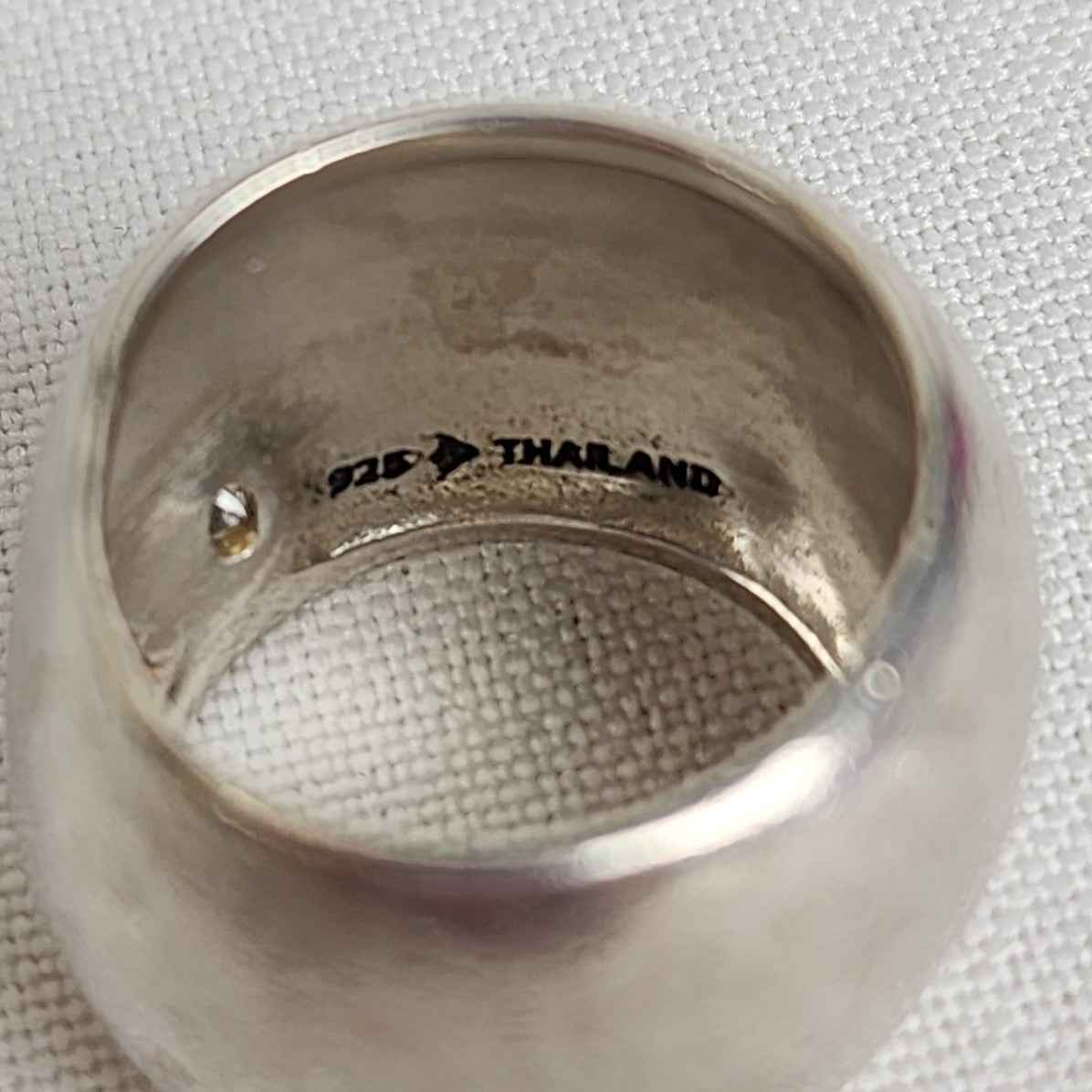 Silpada Bright Spot’ Sterling Silver Wide Band Ring Size 6