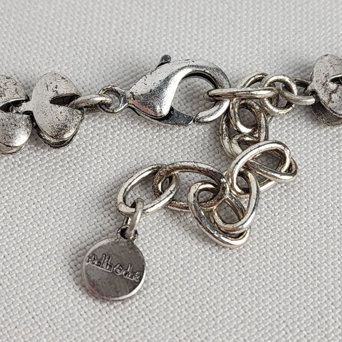Stella & Dot Collier Belle Silver Tone Rhinestone Statement Necklace