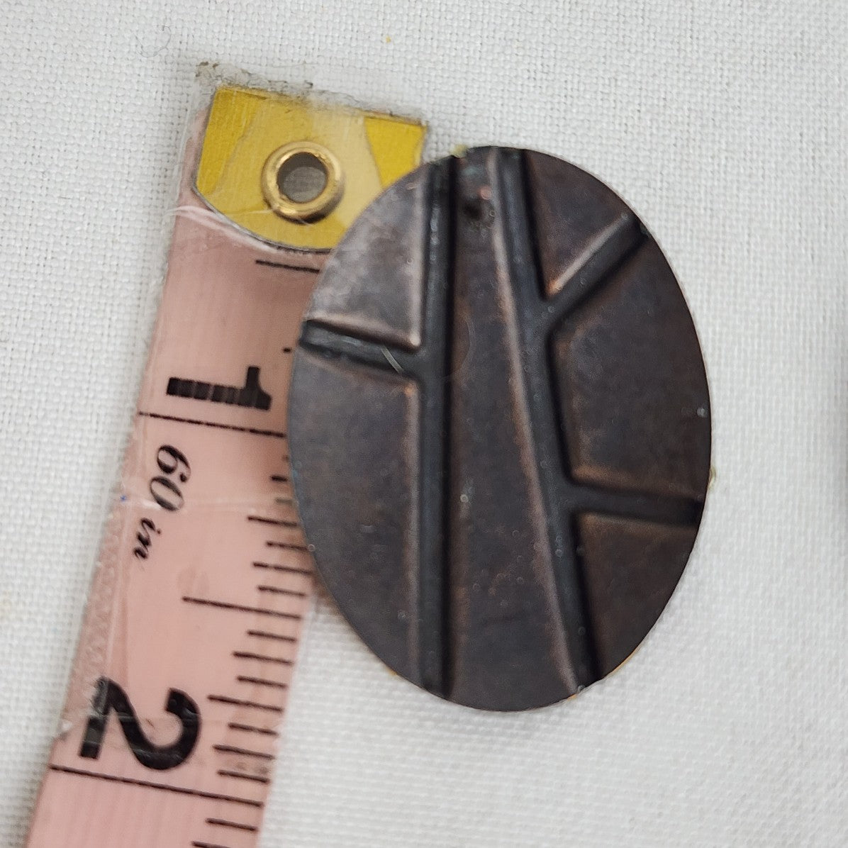 Vintage Brown Gold Chain Earrings