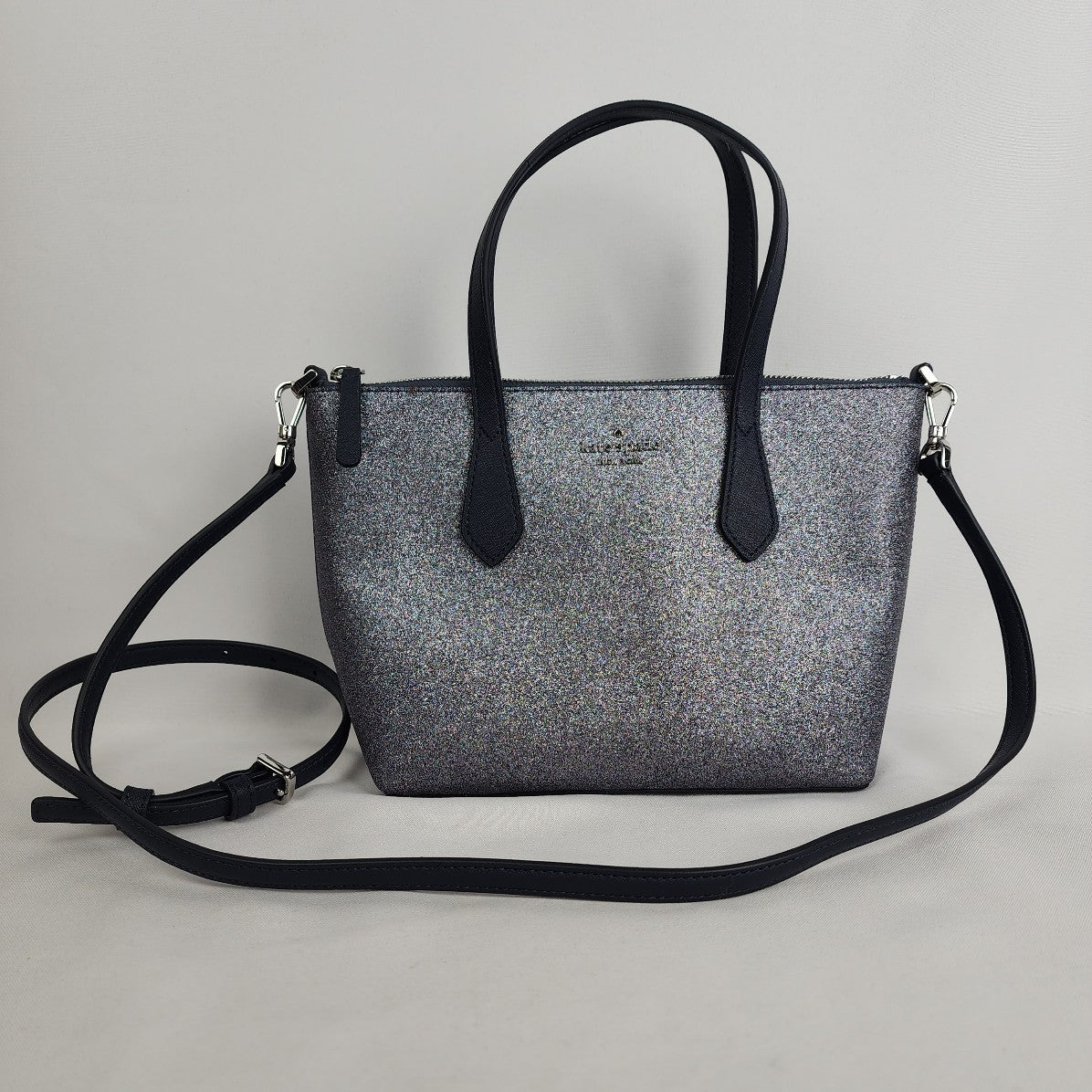 Kate spade selling black glitter satchel