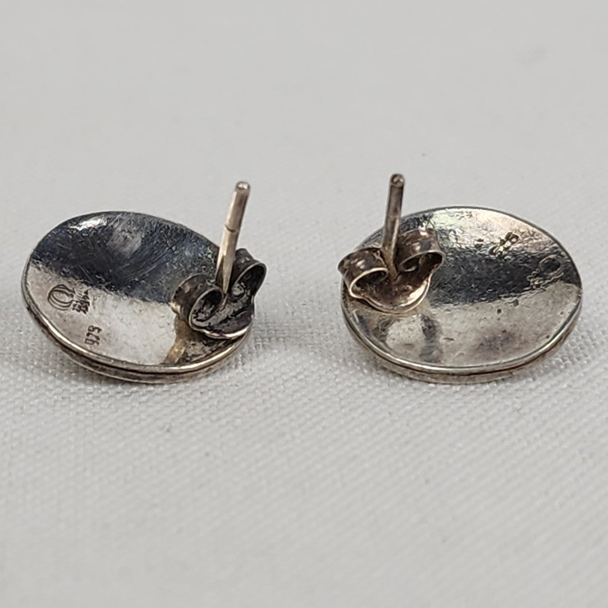 Silpada 925 Silver Lapis Stud Earrings