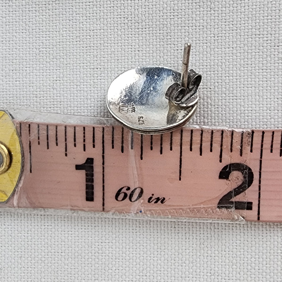 Silpada 925 Silver Lapis Stud Earrings