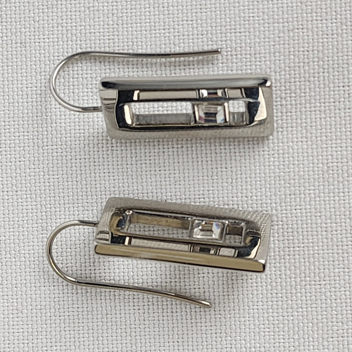Tocara Stainless Steel Square Drop Earrings