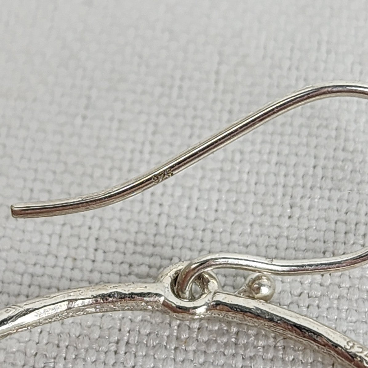 925 Sterling Silver Pearl Hoop Earrings