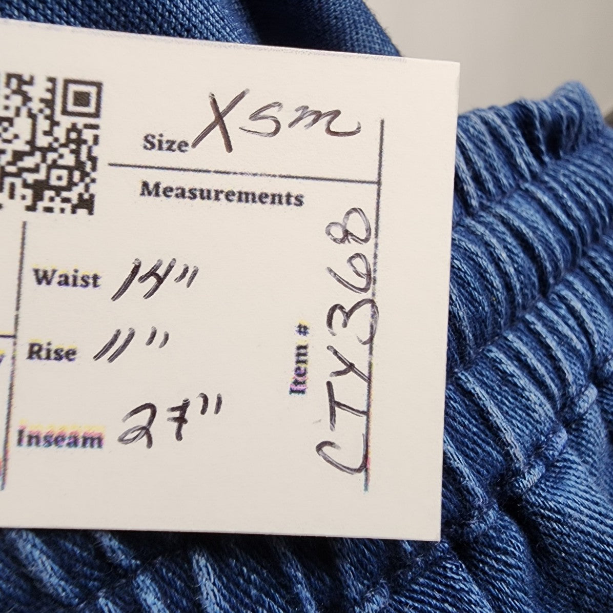 Ricki's Blue Chambray Jogger Pants Size XS