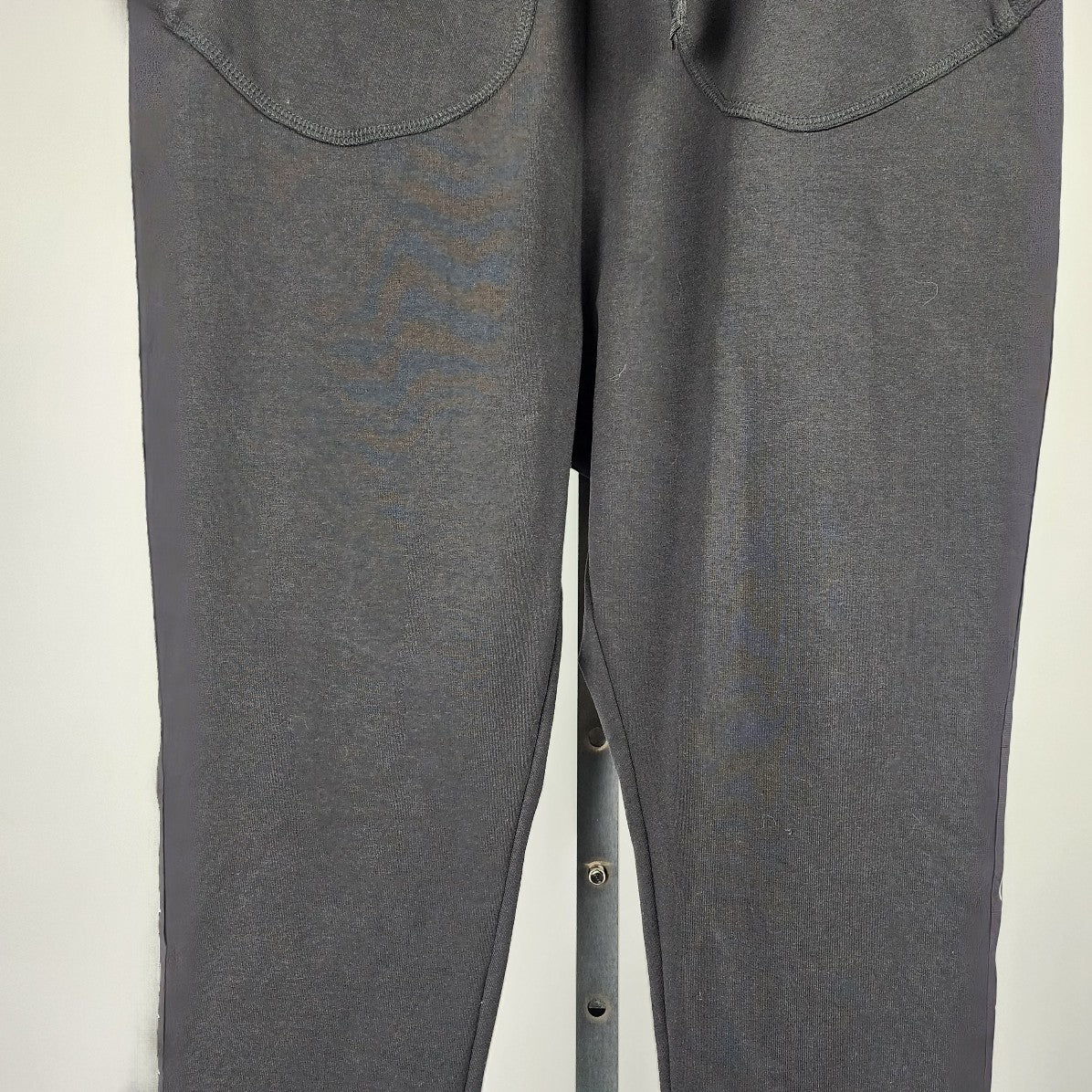 Link Black Cotton Spell Out Sweat Pants Size L