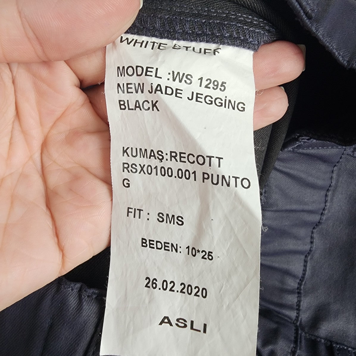 White Stuff Black Jade Leggings Size 10