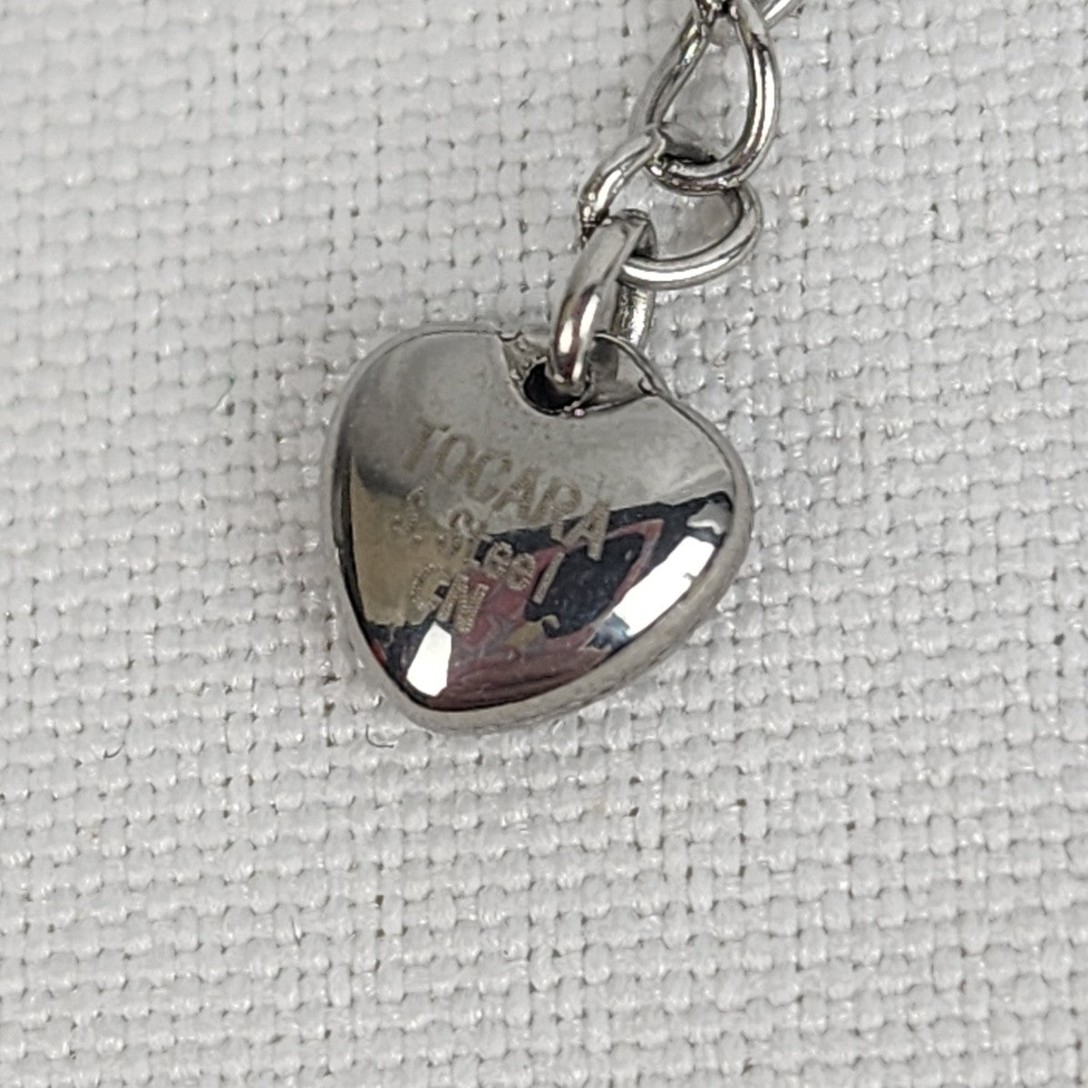 Tocara Silver Chain Link Layered Necklace