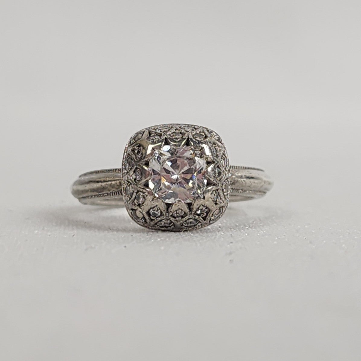 Tacori Z 925 Faux Diamond Ring Size 9