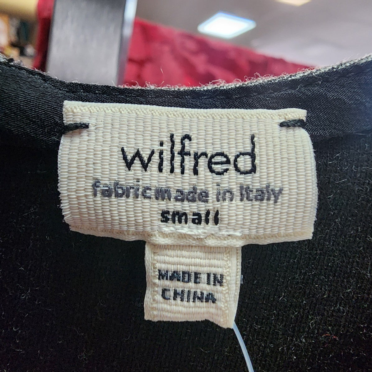 Wilfred Free Grey Short Sleeve Mignonne Dress Size S