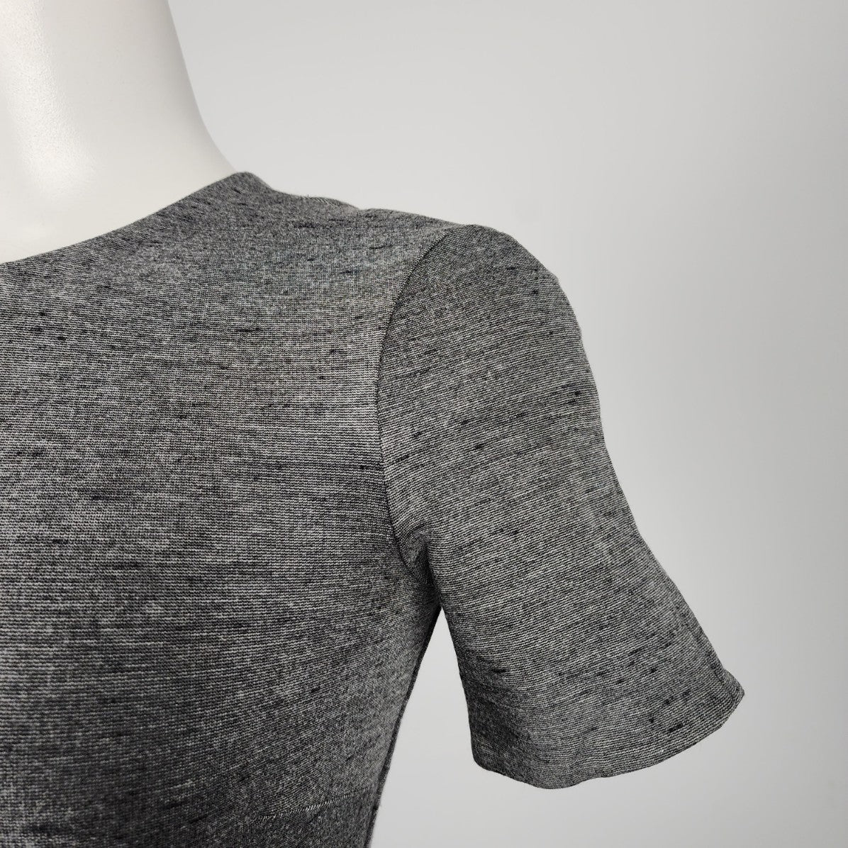 Wilfred Free Grey Short Sleeve Mignonne Dress Size S