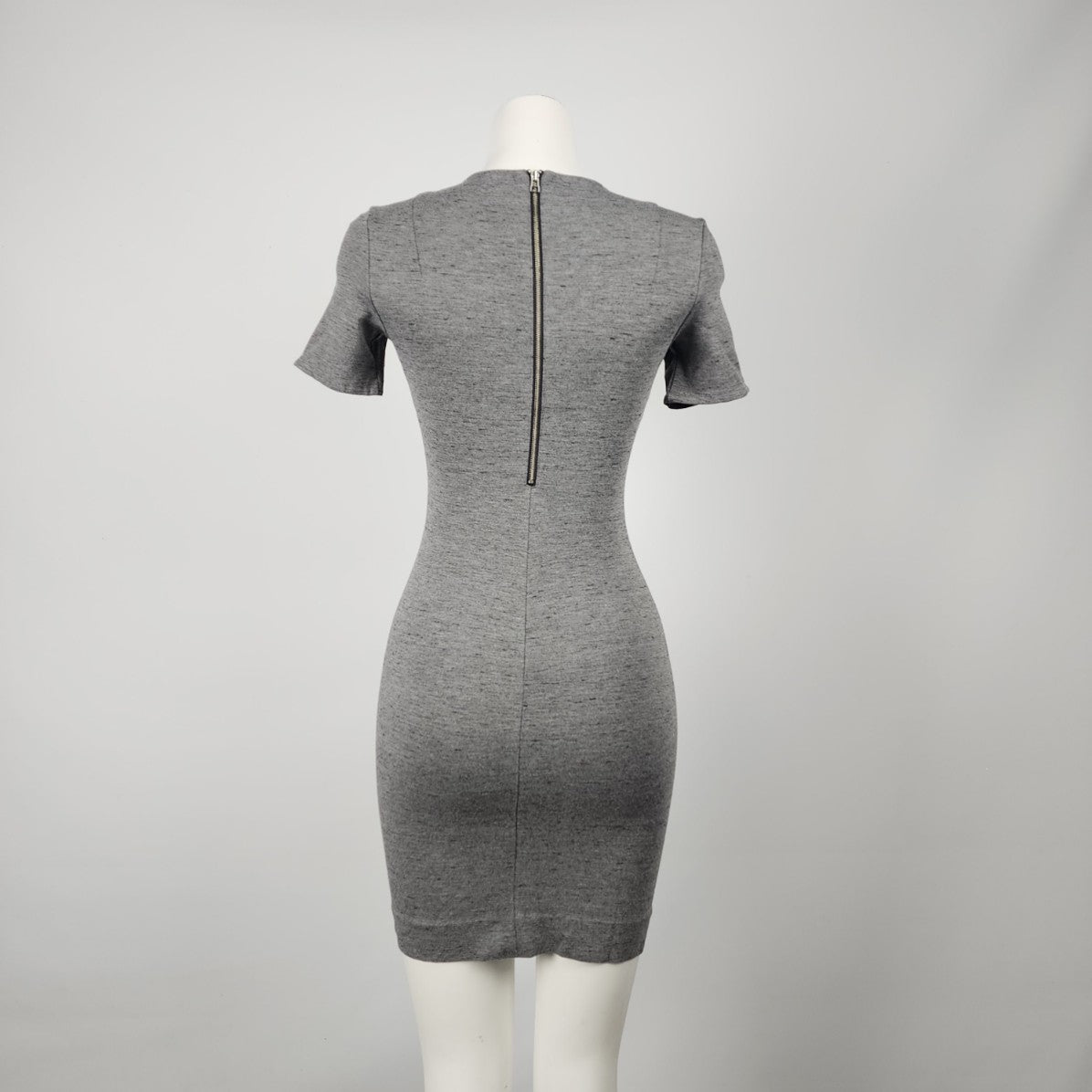 Wilfred Free Grey Short Sleeve Mignonne Dress Size S