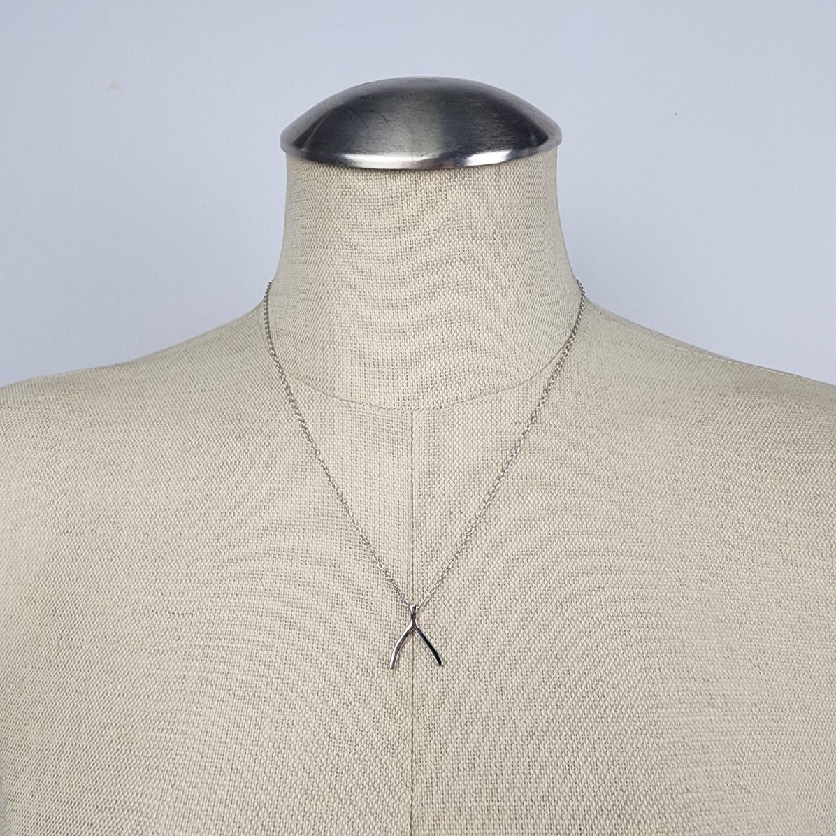 Sterling Forever Wishbone Pendant