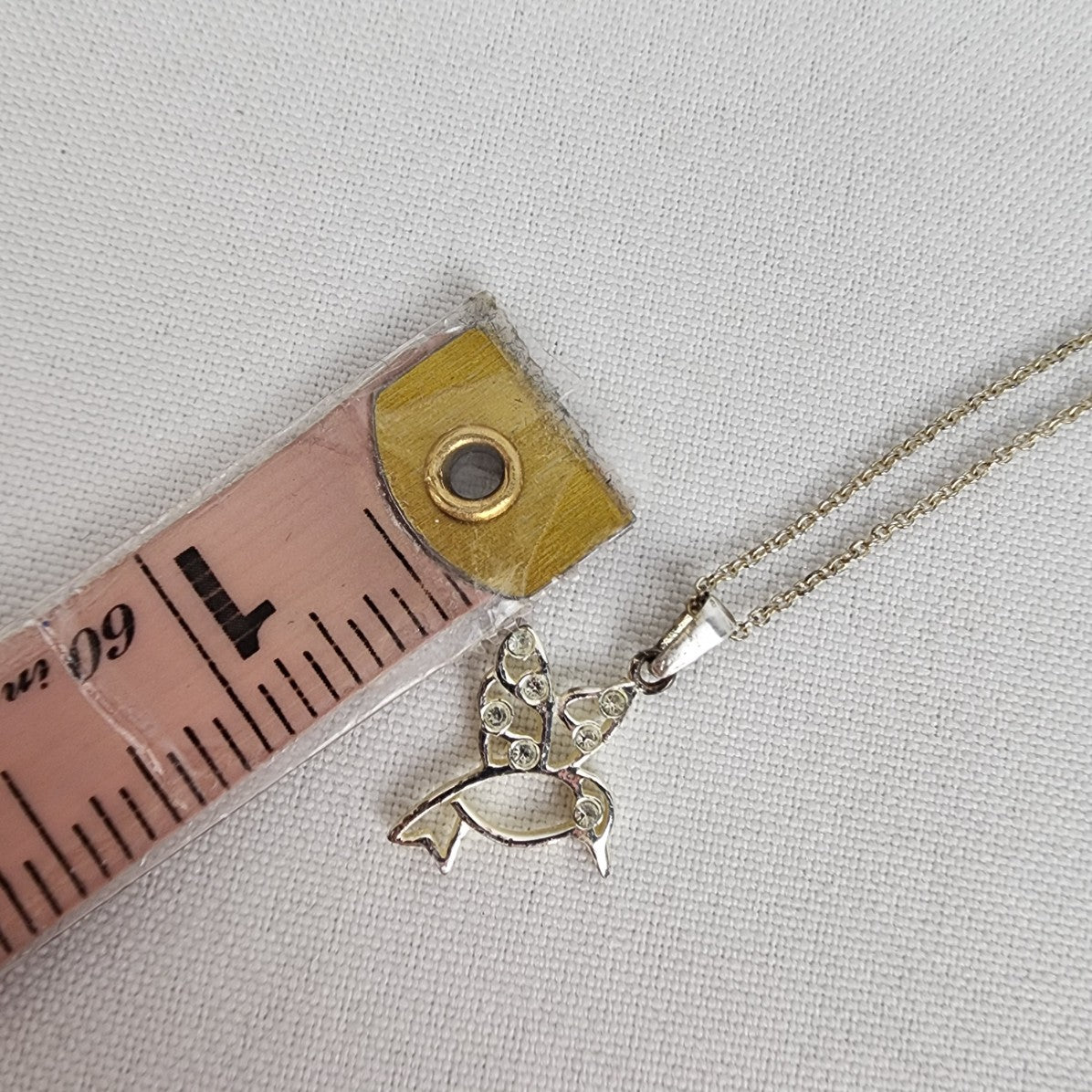 925 Sterling Silver Hummingbird Pendant Chain Necklace
