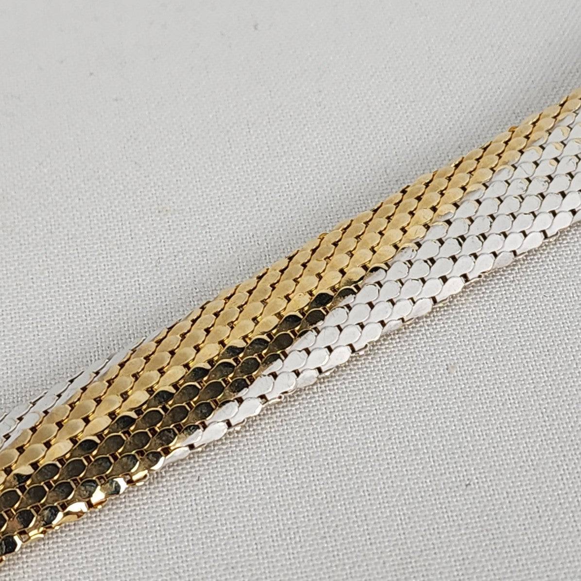 Vintage Gold Tone White Enamel Necklace Earrings Bracelet