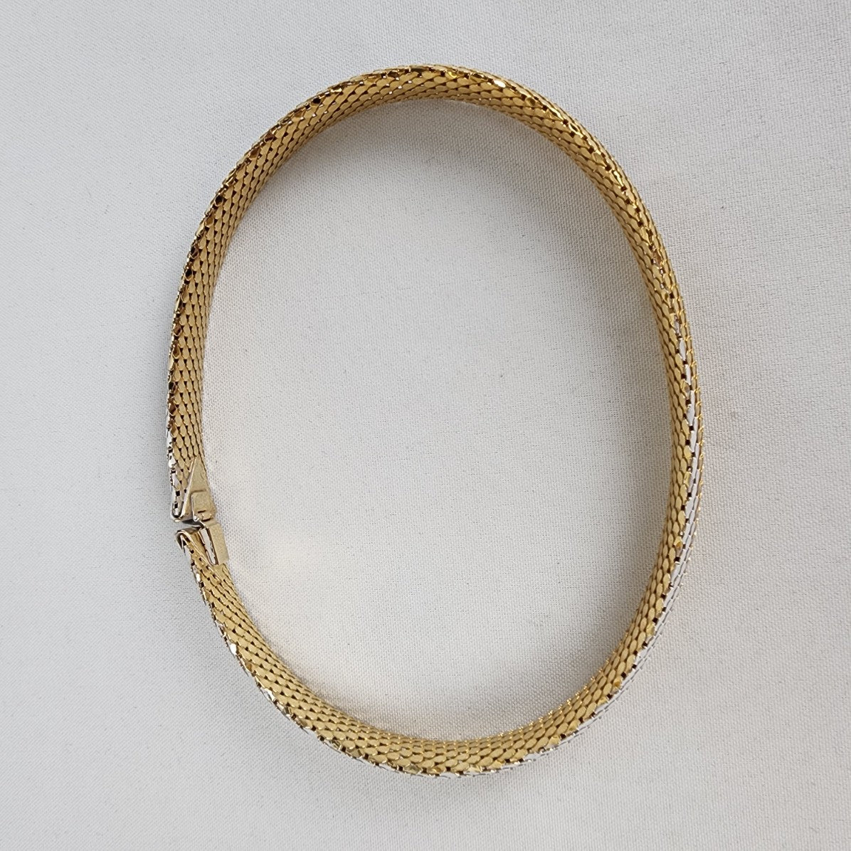 Vintage Gold Tone White Enamel Necklace Earrings Bracelet