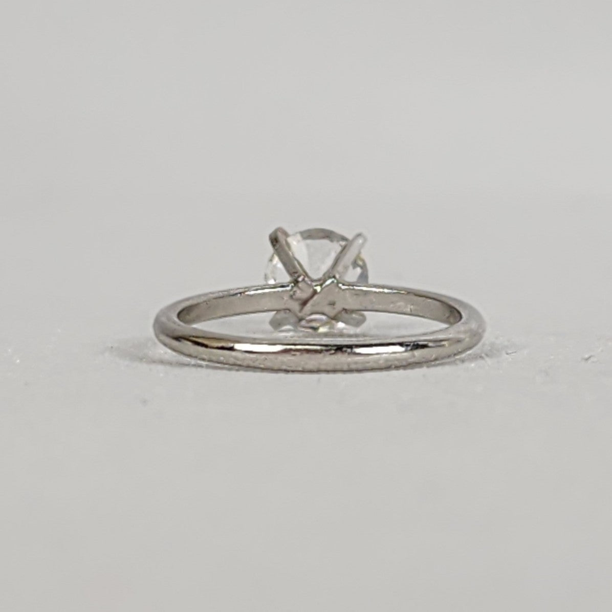 Silver Faux Diamond Ring Size 7