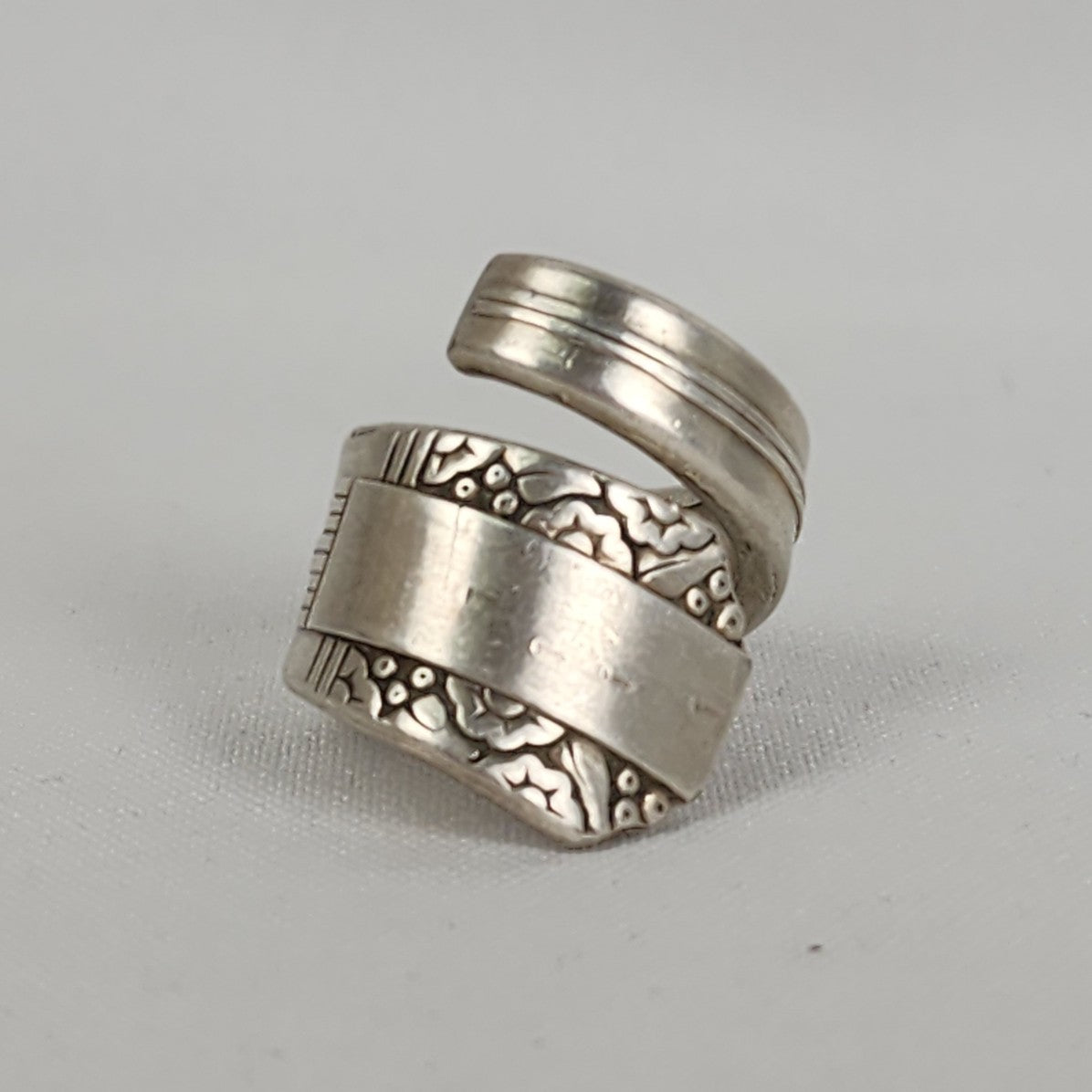 Vintage Oneida Silver Spoon Ring Size 8