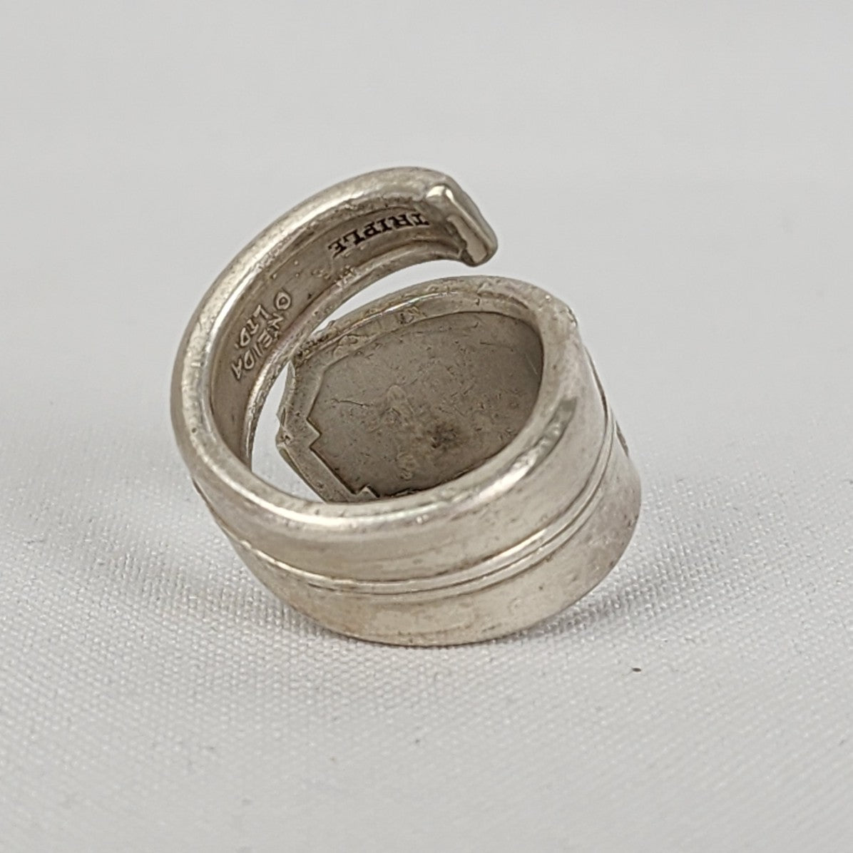 Vintage Oneida Silver Spoon Ring Size 8