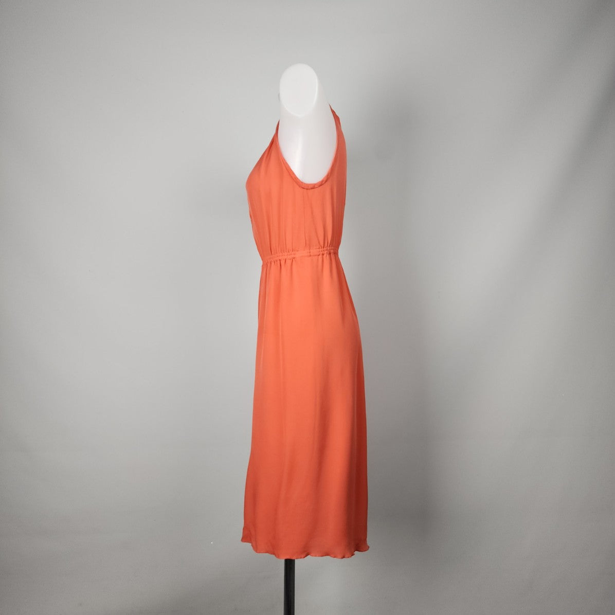 Babaton Aritzia Coral Silk Mini Dress Size XXS