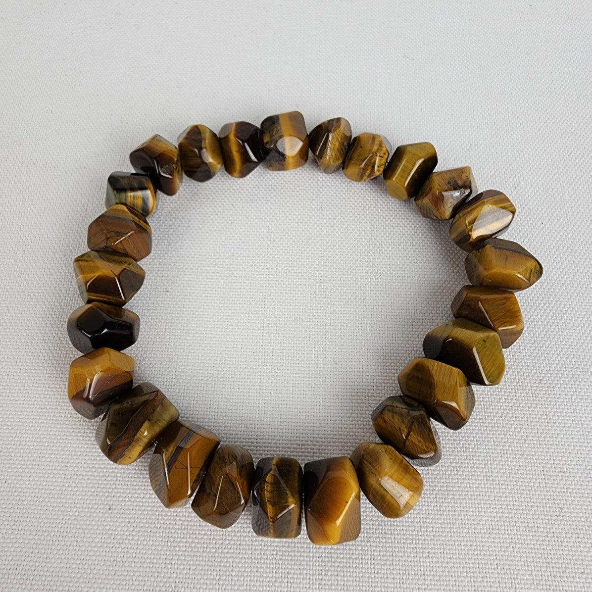 Tigers Eye Beaded Stretch Bracelet