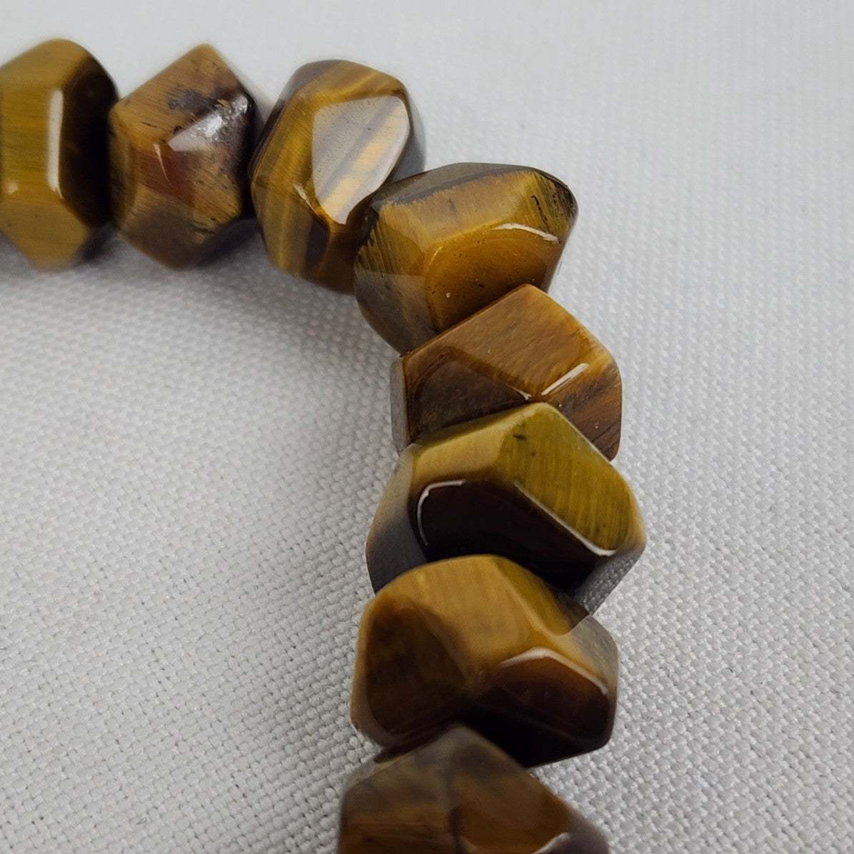 Tigers Eye Beaded Stretch Bracelet
