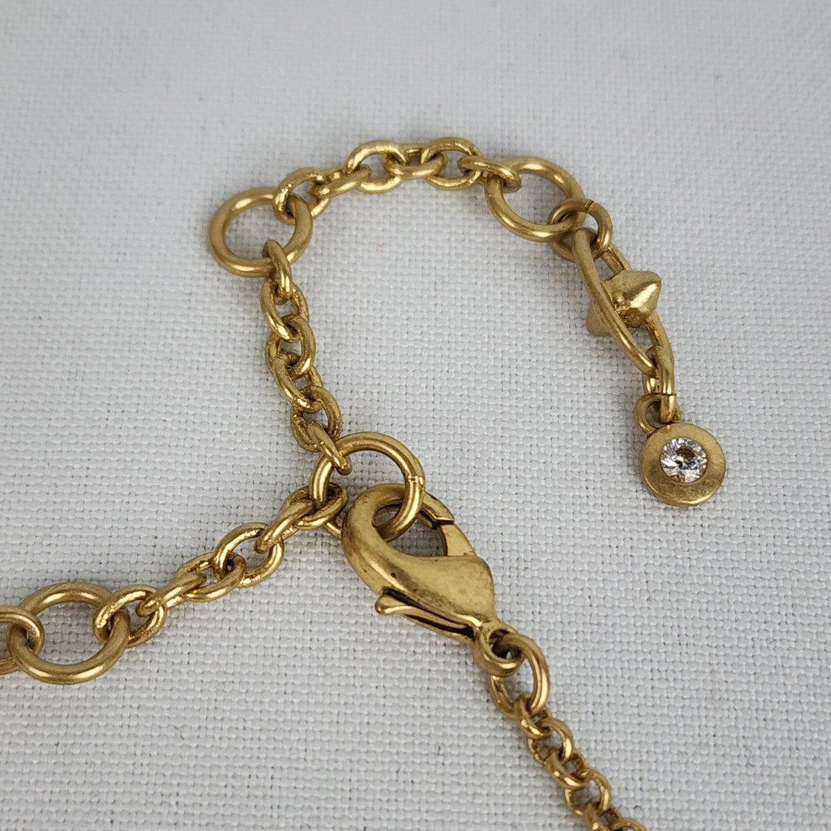 Cabi Bon Vivant Gold Flower Necklace & Bracelet