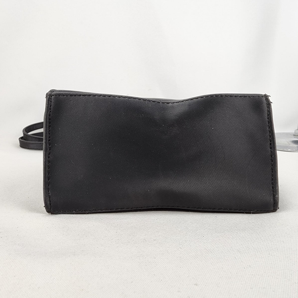 Vintage Y2K Black Zip Detail Mini Tote Shoulder Purse