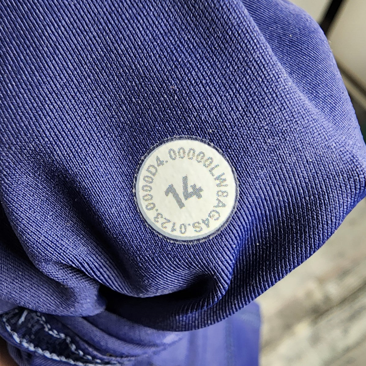Lululemon Peek Pleat High-Rise Blue Tennis Skirt Size 14