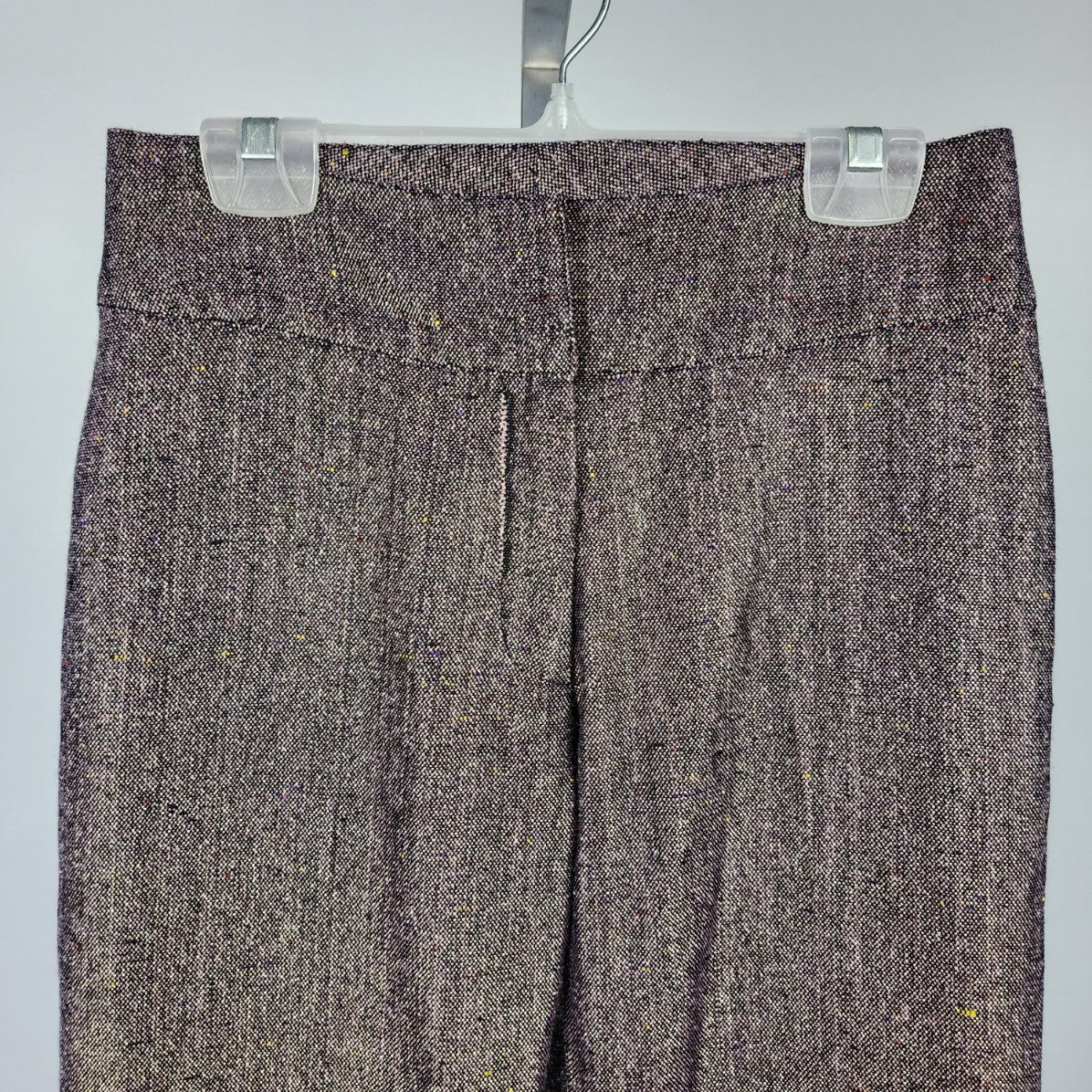 Vintage R Collection Purple Metallic Wide Leg Dress Pants Size 4