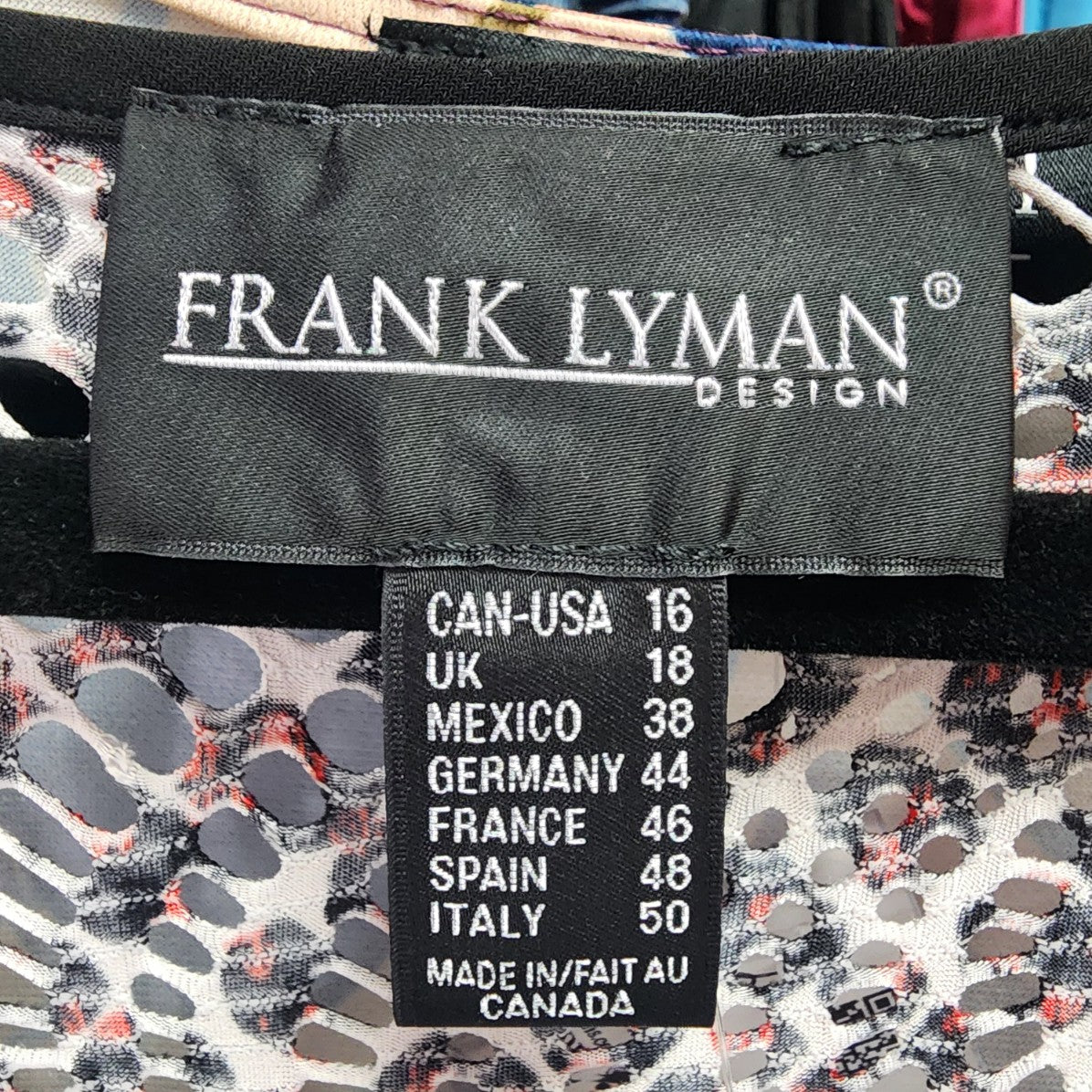 Frank Lyman Black Cutout Maxi Dress Size 16