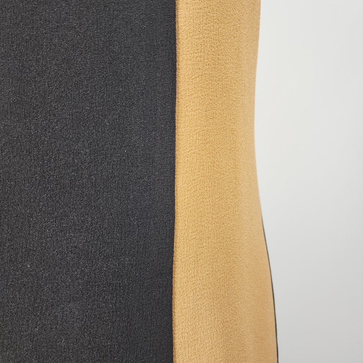 Black & Brown High Neck Shift Dress Size 18