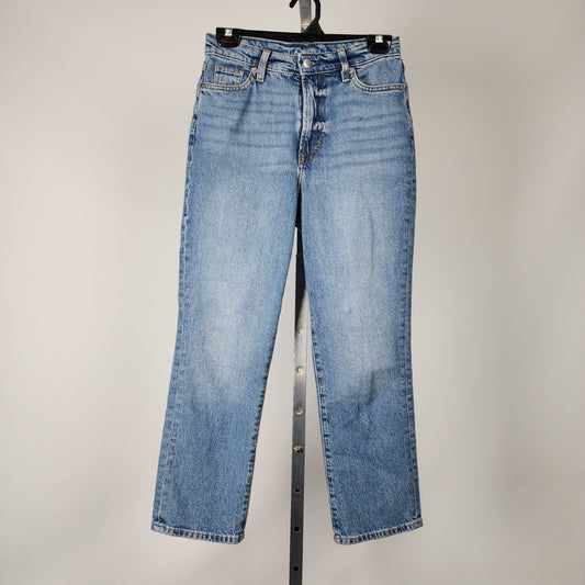 & Denim Vintage Mom Jeans Ultra High Rise Cropped Ankle Denim Jeans Size 2
