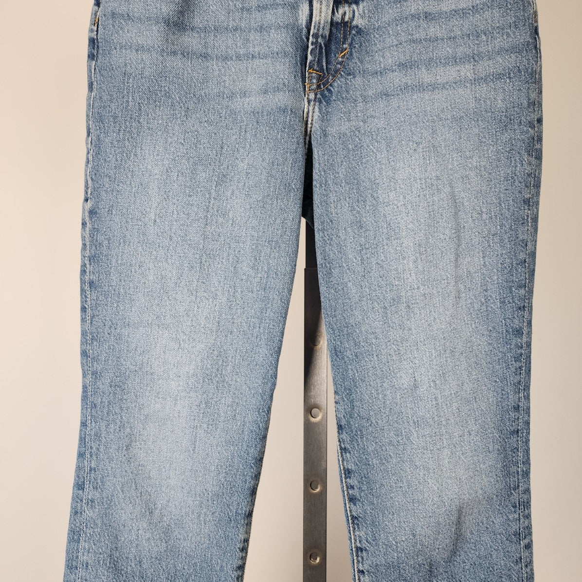 & Denim Vintage Mom Jeans Ultra High Rise Cropped Ankle Denim Jeans Size 2