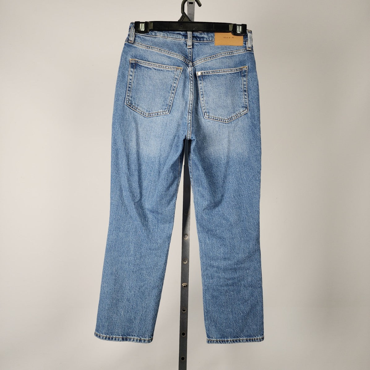 & Denim Vintage Mom Jeans Ultra High Rise Cropped Ankle Denim Jeans Size 2