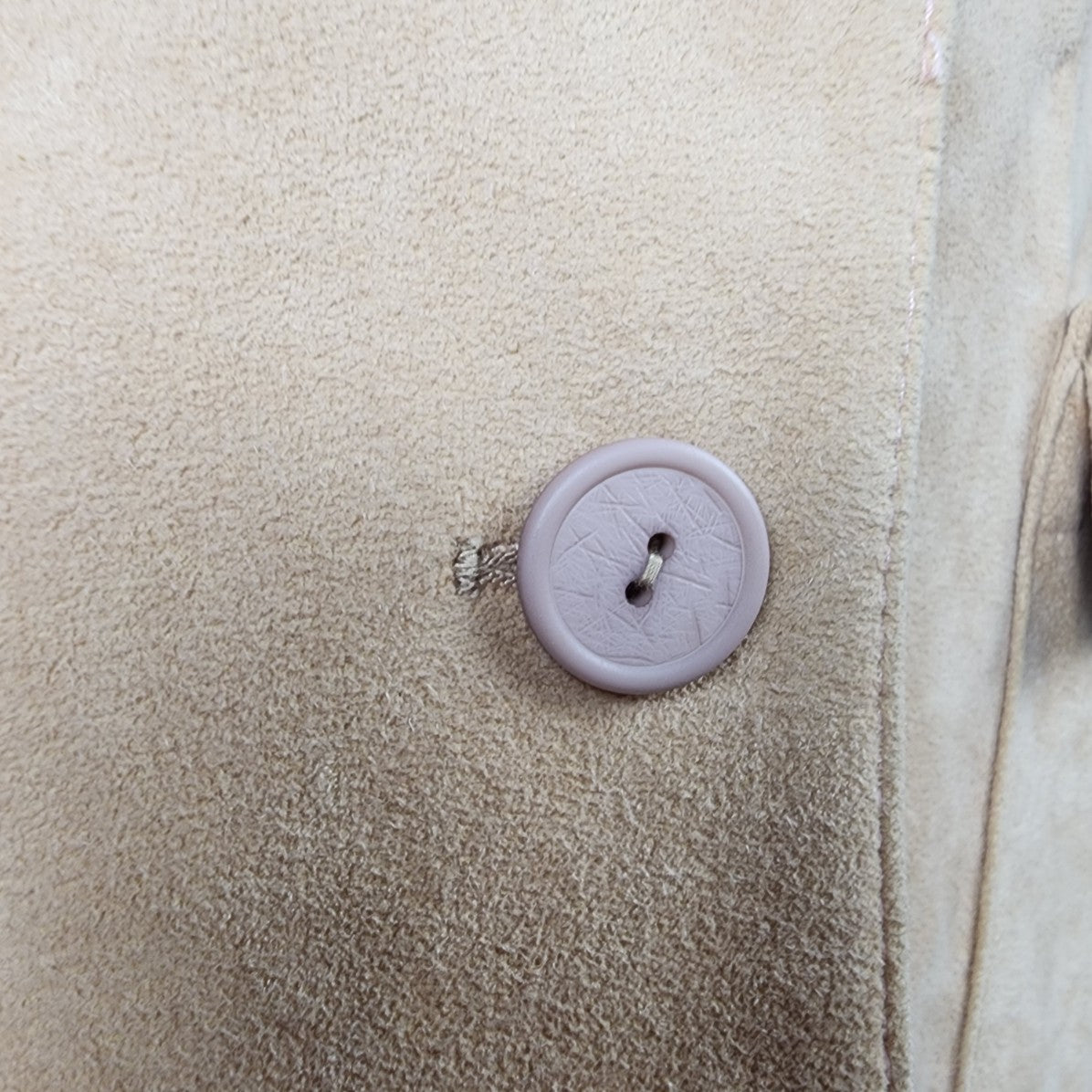 Vintage Holt Renfrew Cream Ultra Suede Blazer Size 10