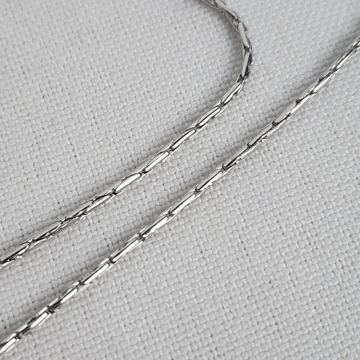 Natural Stone Stainless Steel Chain Necklace