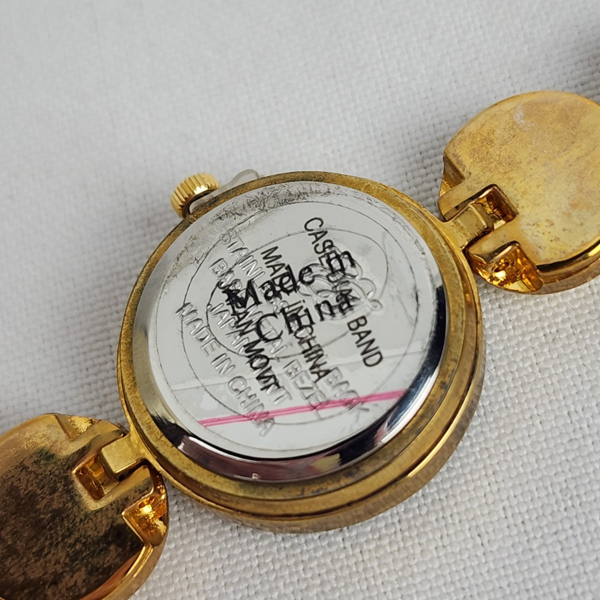 Elizabeth Taylor Gold Tone Crystal Rhinestone Watch