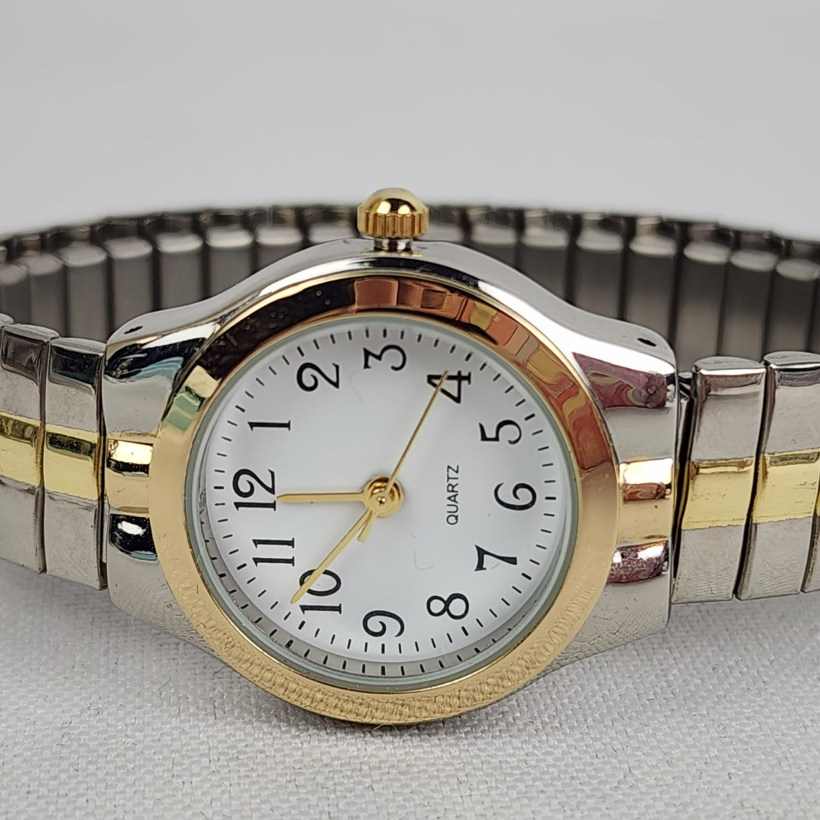 Vintage Gold & Silver Stretch Watch