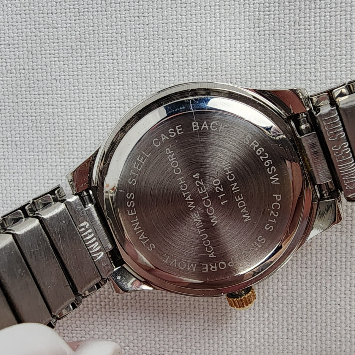 Vintage Gold & Silver Stretch Watch